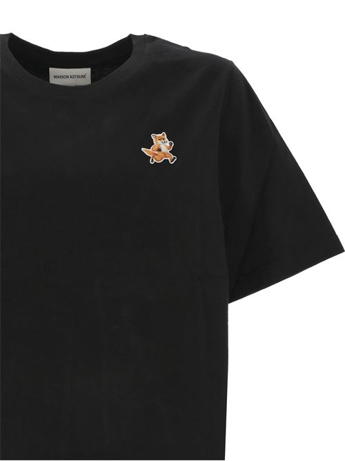 T-shirt with Speedy Fox application Maison Kitsuné | MW00119KJ0008P199